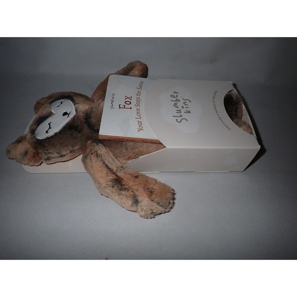 Slumberkins Woodland Fox Kin Plush Stuffed Animal Book Set Family Change 14